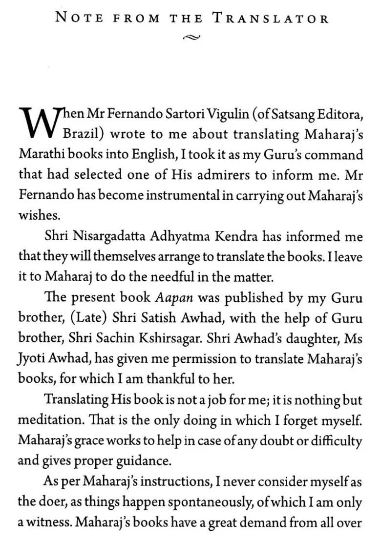 The Self Rare Discourses By Shri Nisargadatta Maharaj On Dasbodh Of Swami Samarth Ramdas - Indya