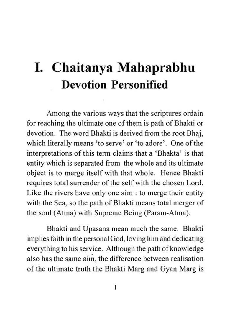 Chaitanya Mahaprabhu Mystic Saints Of India 2 - Indya