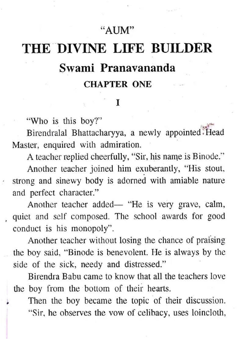 The Divine Life Builder - Indya