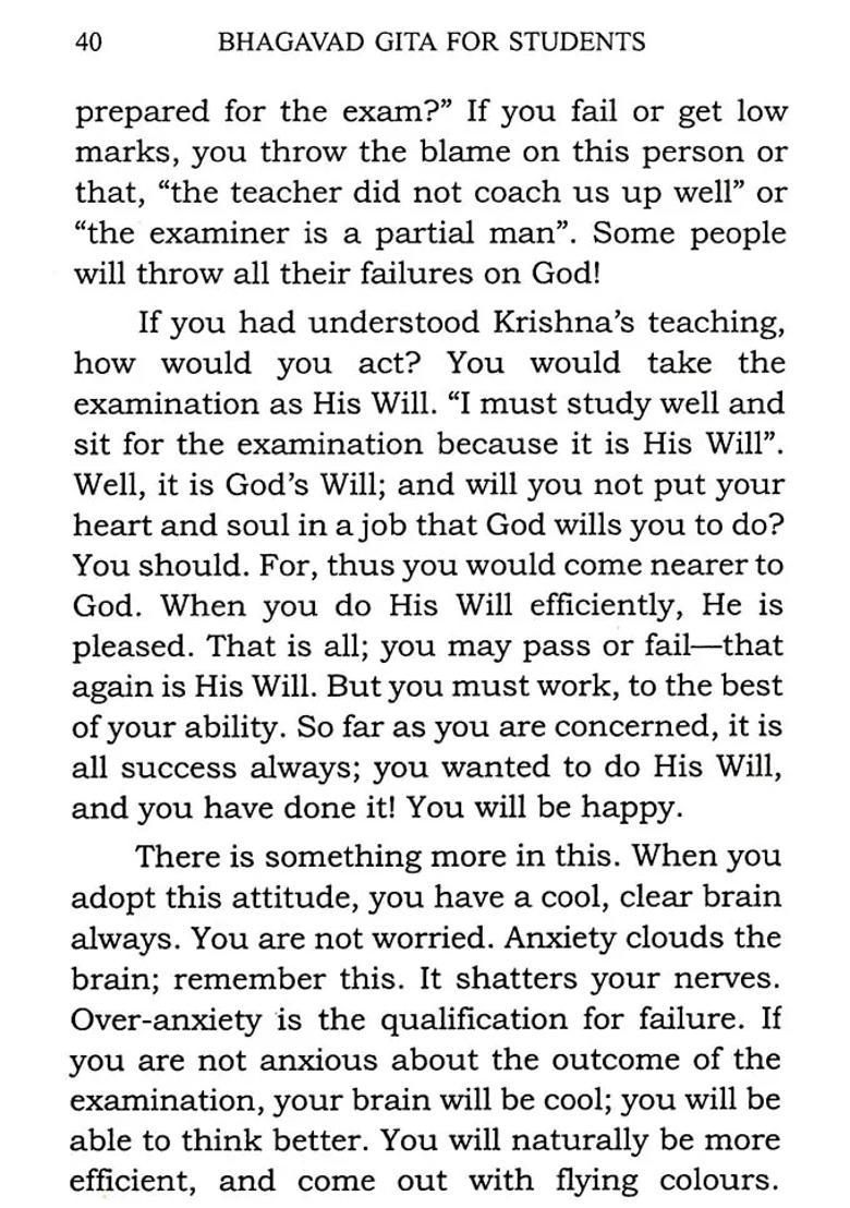 Bhagavad Gita For Students - Indya