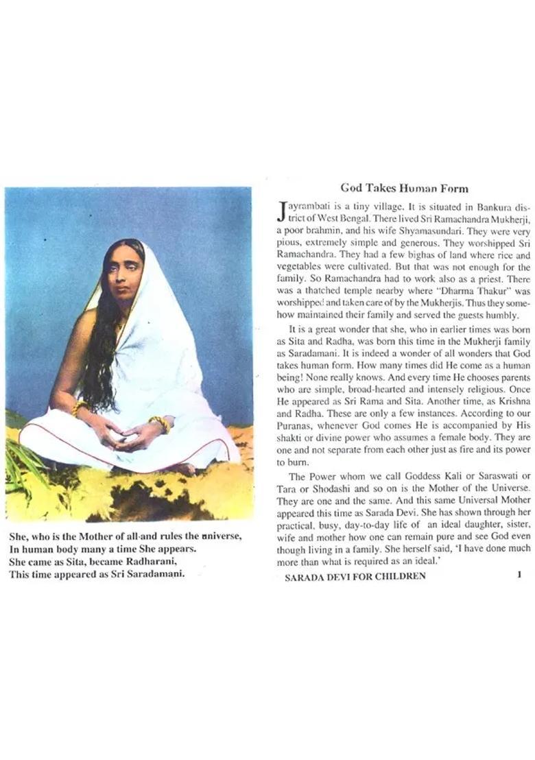 Sarada Devi For Children - Indya