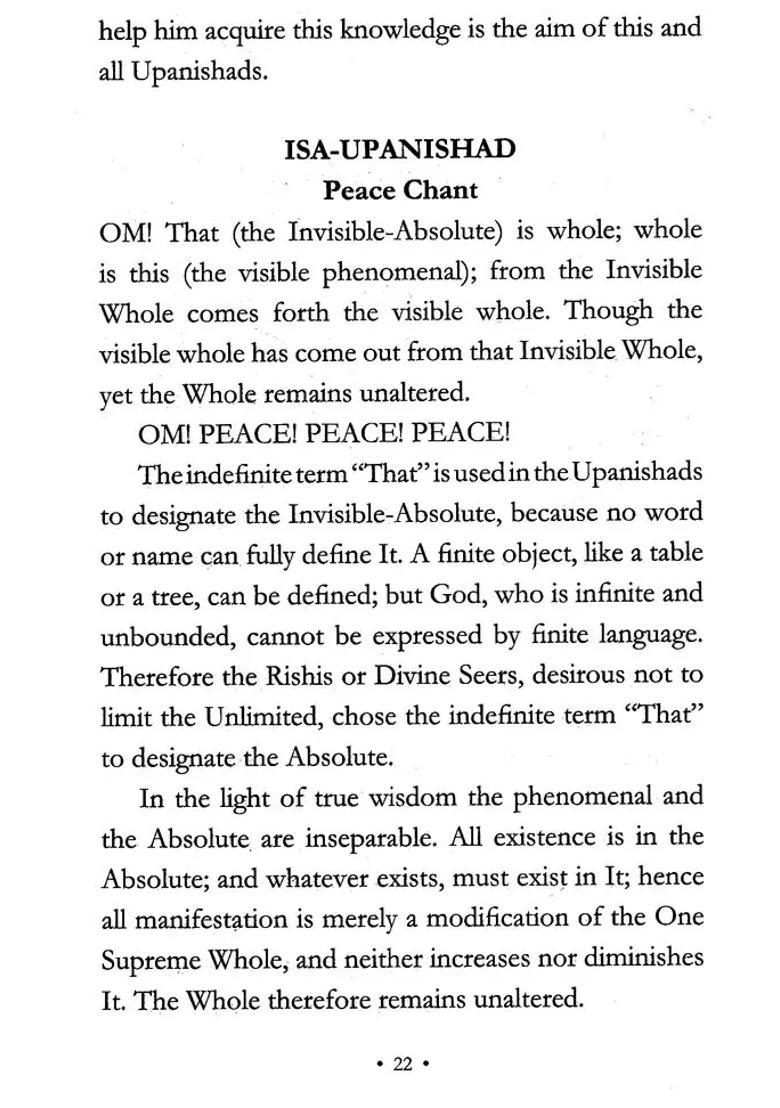 The Upanishads- Translated And Commentated By Swami Paramananda From The Original Sanskrit Text - Indya