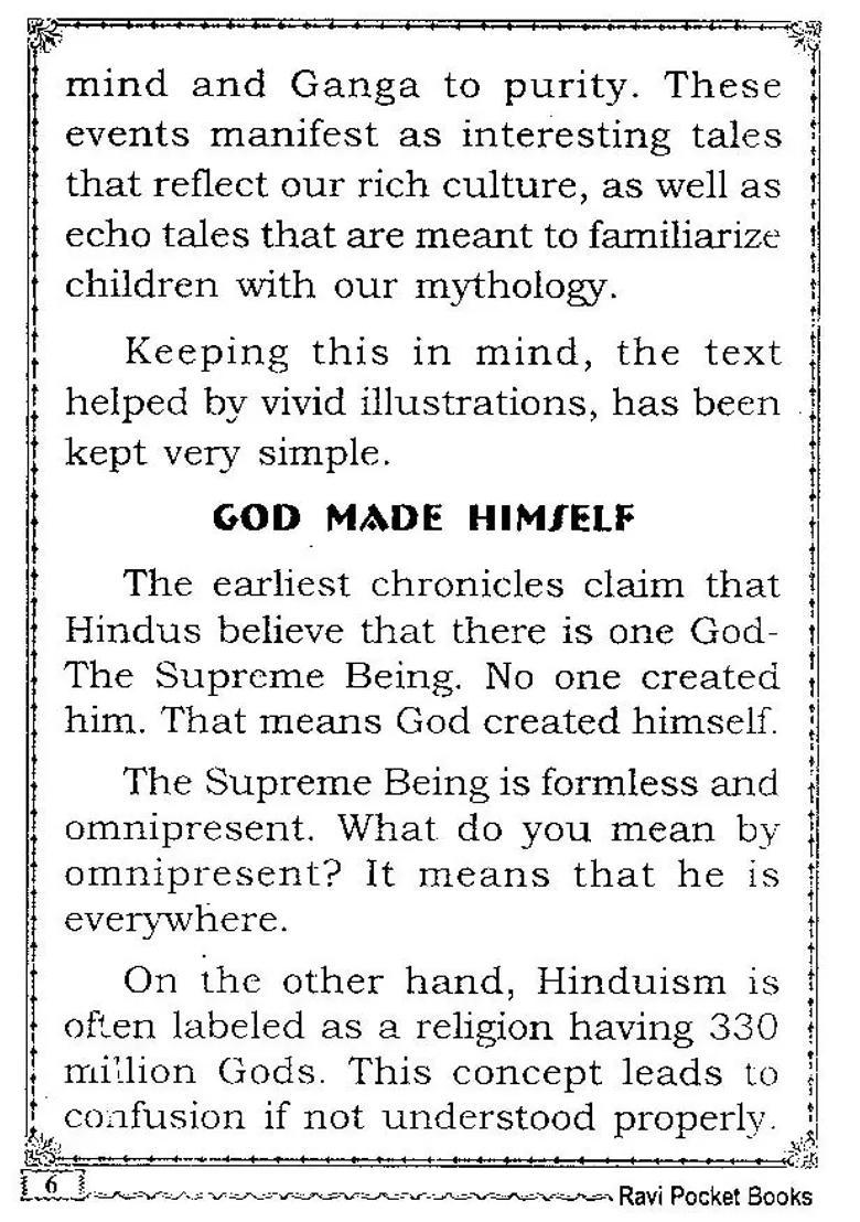 Hindu Deities Religious Stories For Children For Developing Moral Values An Old And Rare Book - Indya