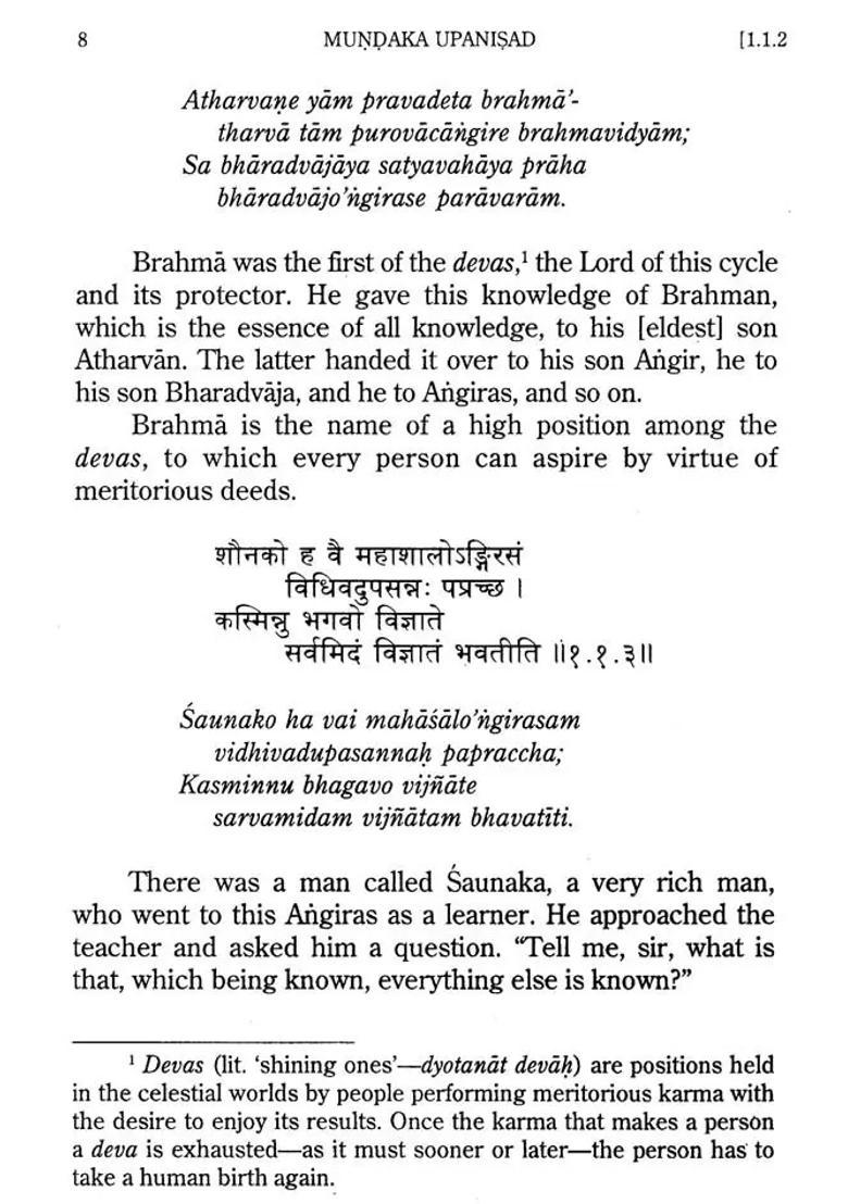 Mundaka Upanisad A Study Of The - Indya