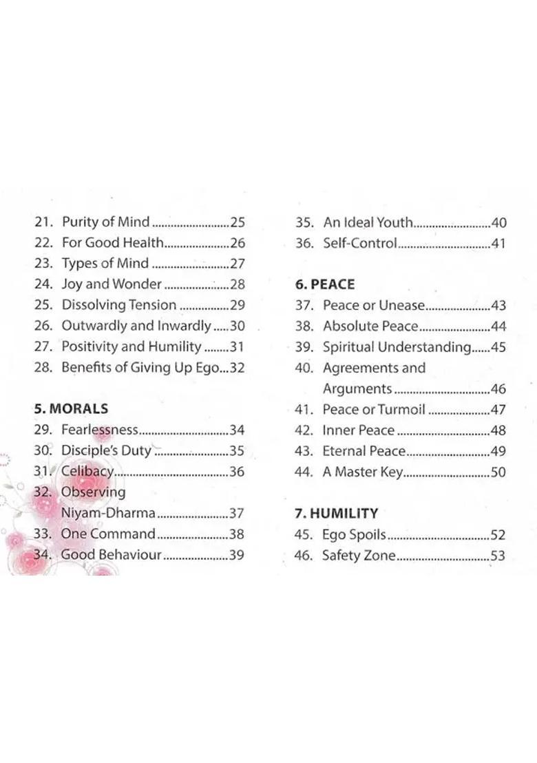 101 Pearls Of Inspiration Brief Teachings Of Mahant Swami Maharaj - Indya