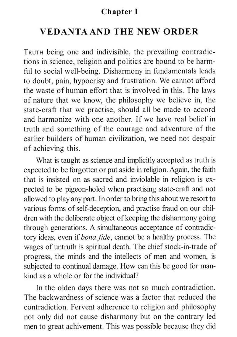 Vedanta-The Basic Culture Of India - Indya