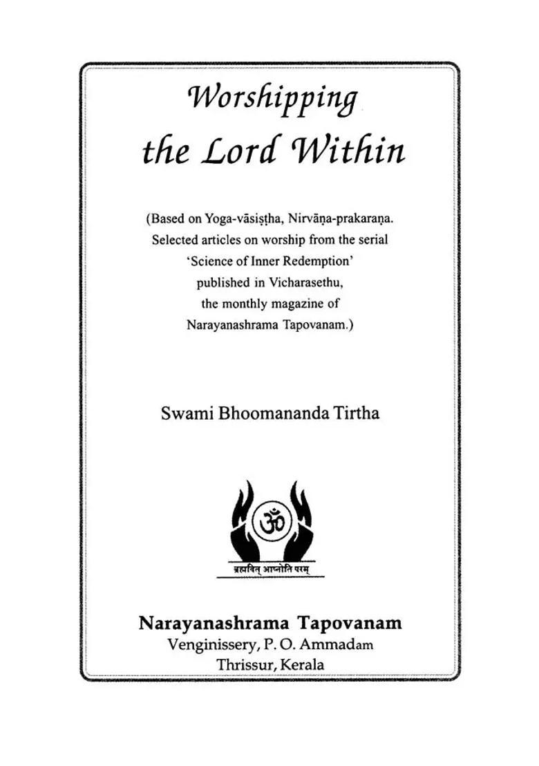 Worshipping The Lord Within - Indya