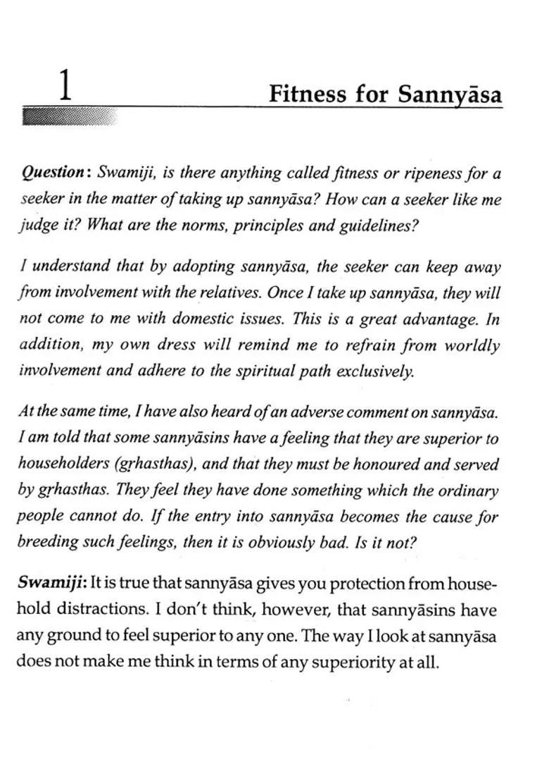 Sannyasa- An Inner Pilgrimage - Indya