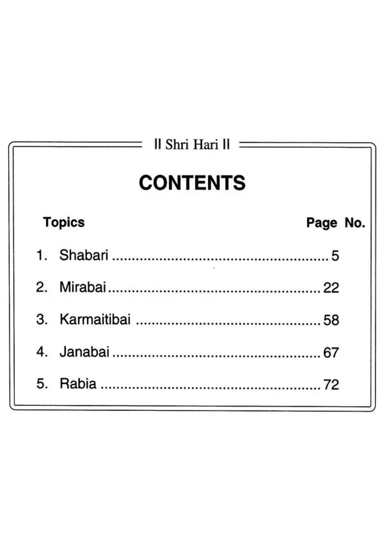 Devotee Women A Brief Devotee-Biography Series Second Blossom - Indya