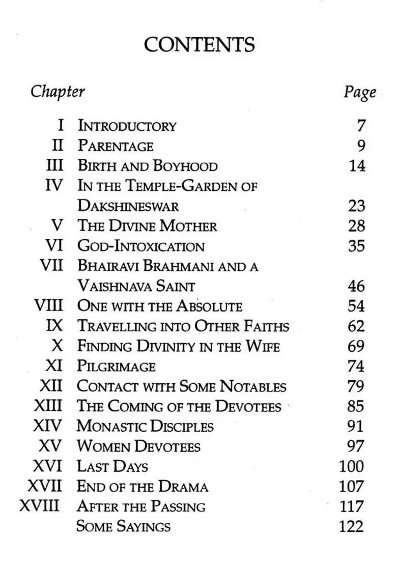 A Short Life Of Sri Ramakrishna - Indya