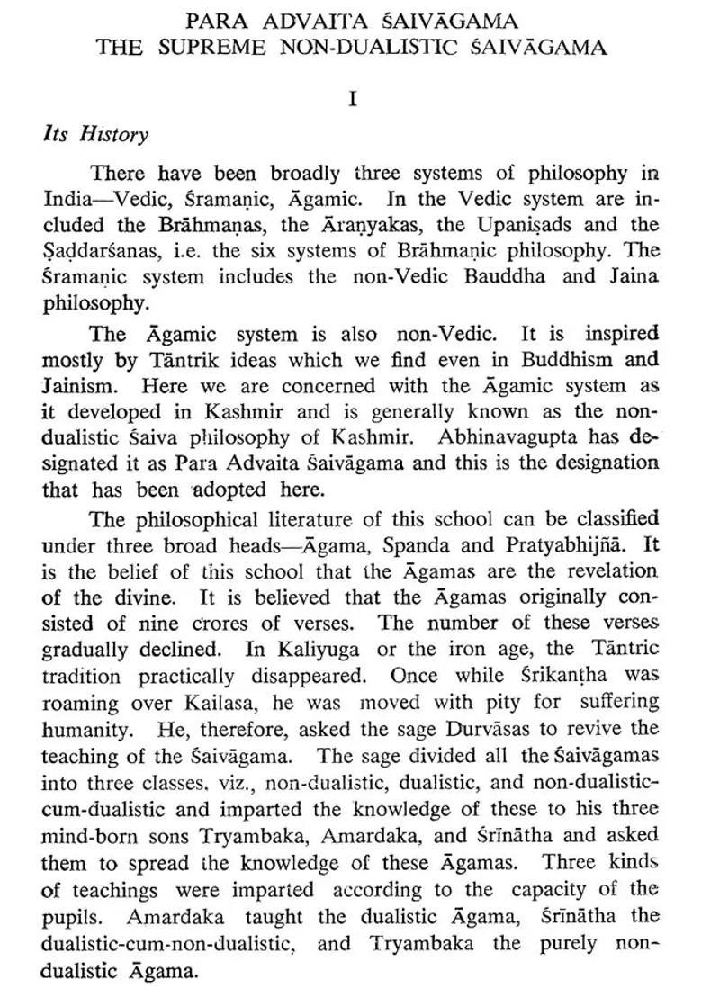 Mahamahopadhyay Gopinath Kaviraj Memorial Lectures 1979 Para Advaita Saivagama The Supreme Non-Dualistic Saivagama An Old And Rare Book - Indya