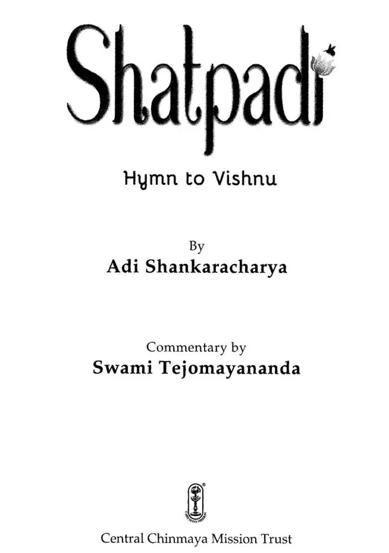 Shatpadi Hymn To Vishnu - Indya