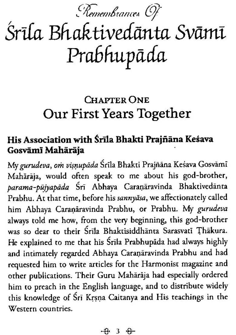 My Siksa - Guru & Priya Bandhu My Instructing Spiritual Master And Dearmost Friend - Indya