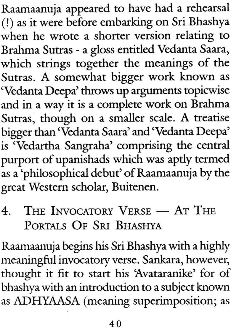 An Introduction To Brahma Sutras And Ramanuja