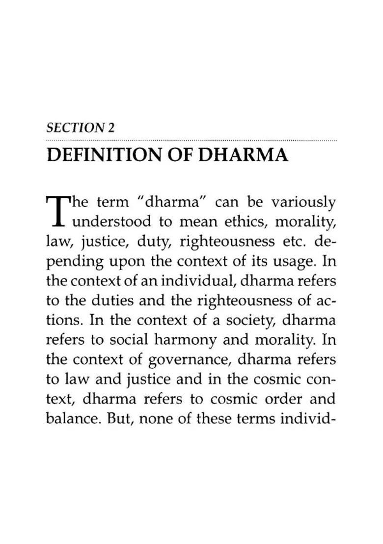 Samanya Dharma-Ethical Duties Common To All - Indya