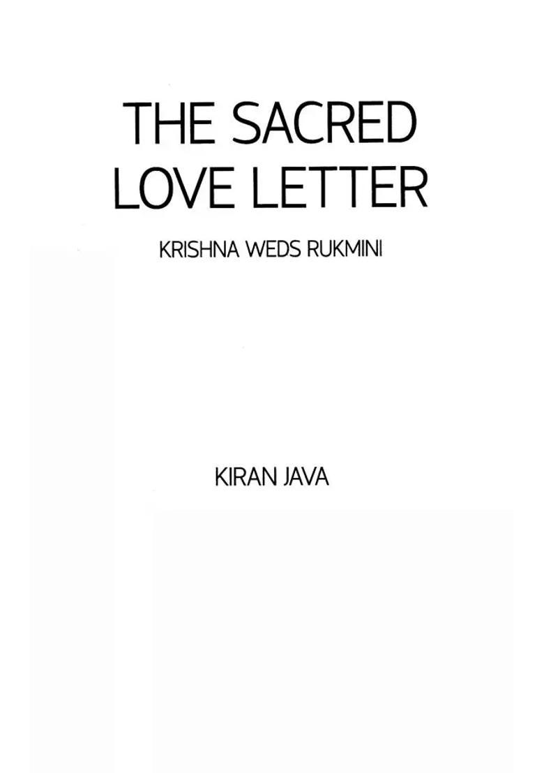 The Sacred Love Letter- Krishna Weds Rukmini The Krishna Series - Indya