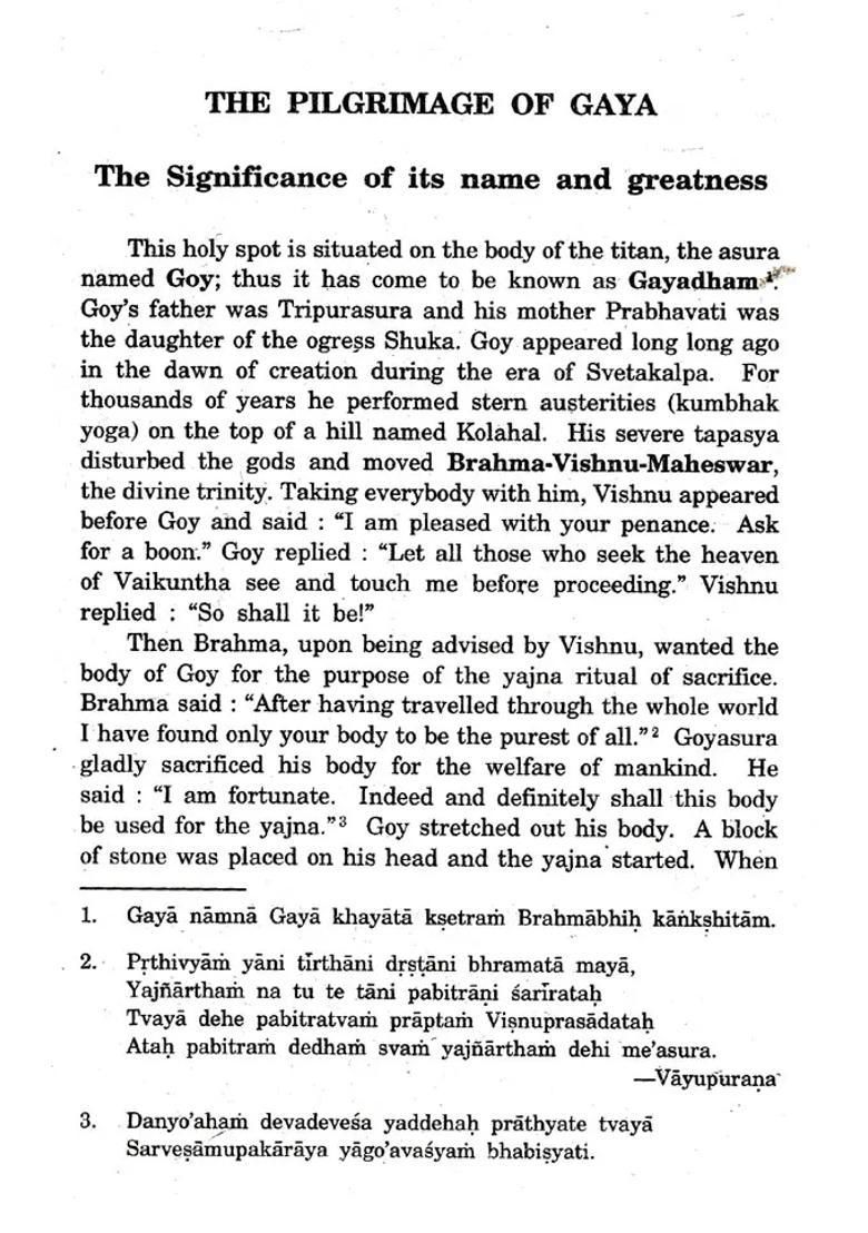 Shri Shri Gaya-Mahatmya And Gaya-Kritya - Indya