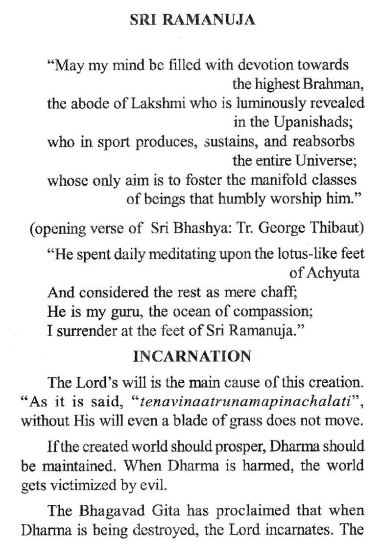 Sri Bhagavad Ramanuja - Indya