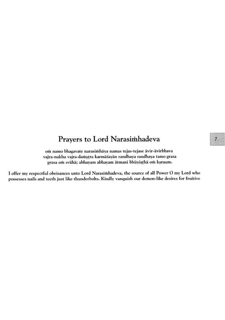 Sri Nrsimha-Kavaca-Stotram And Some Other Prayers - Indya