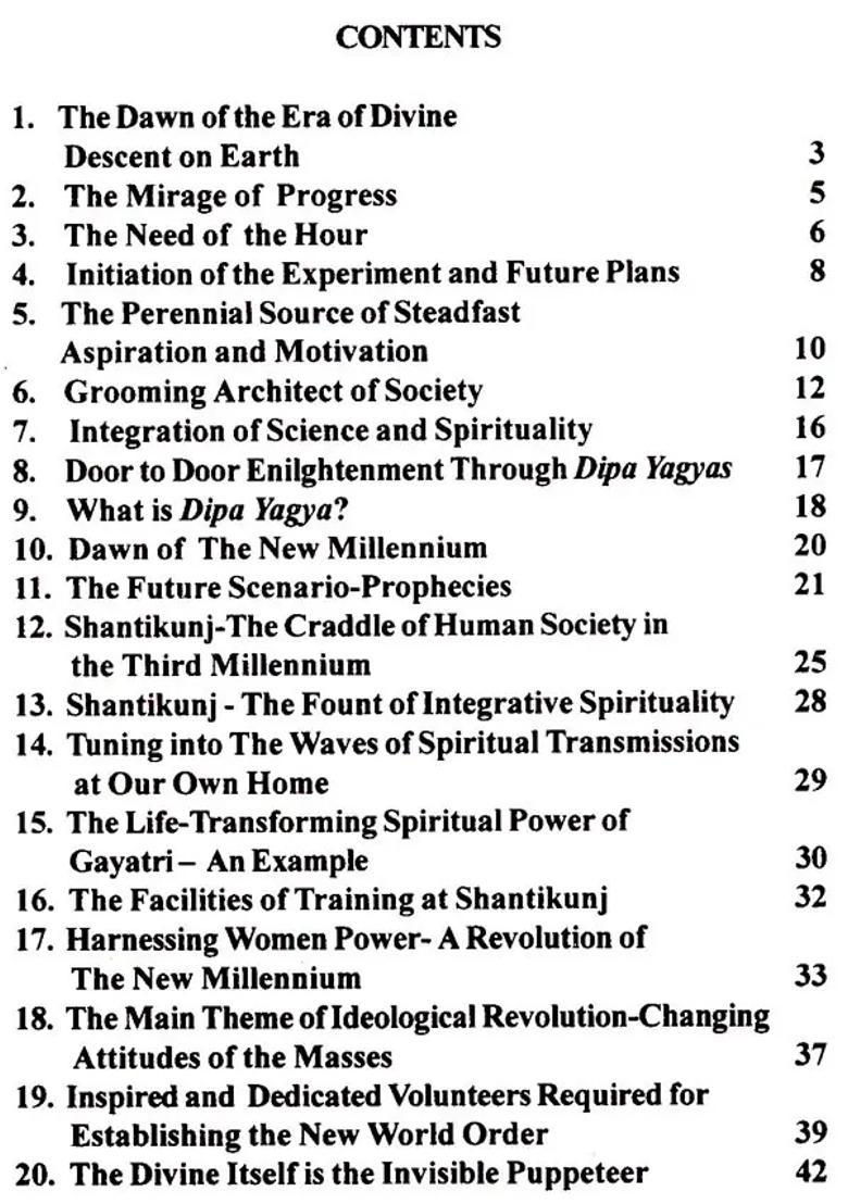 The Dawn Of The Era Of Divine Descent On Earth - Indya