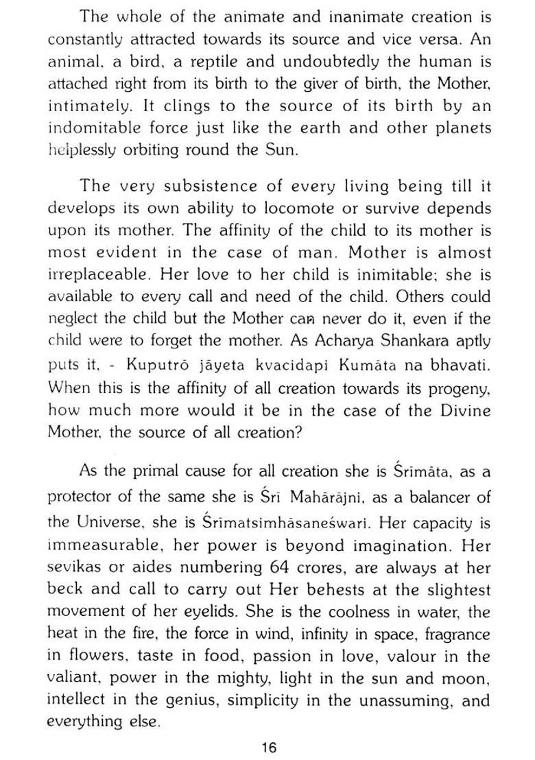 Sri Matra Saktih - The Power Of Divine Mother - Indya