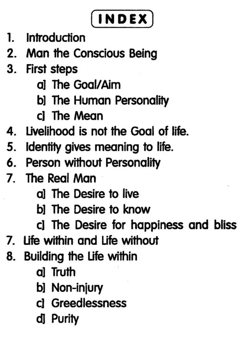 Meaningful Life- Swami Satyarupananda Pocket Size Book - Indya