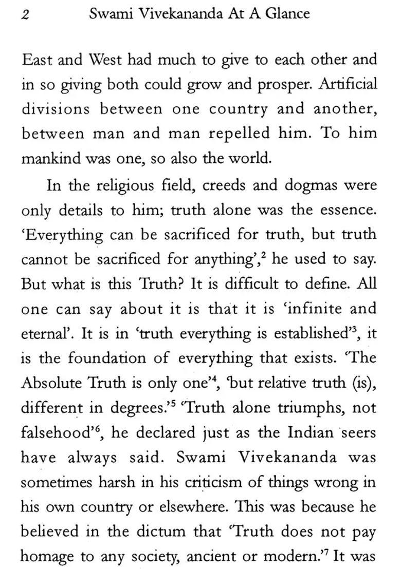 Swami Vivekananda- At A Glance - Indya