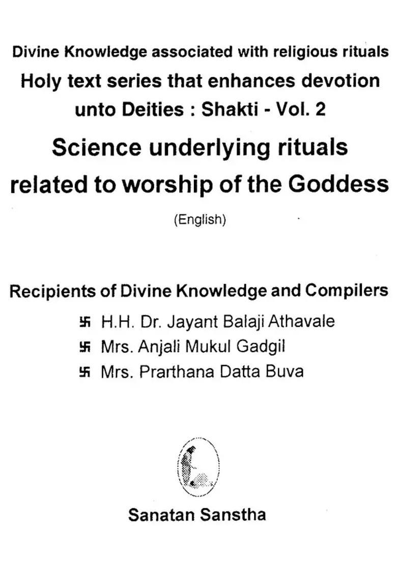 Science Underlying Rituals Related To Worship Of The Goddess Pocket Size - Indya