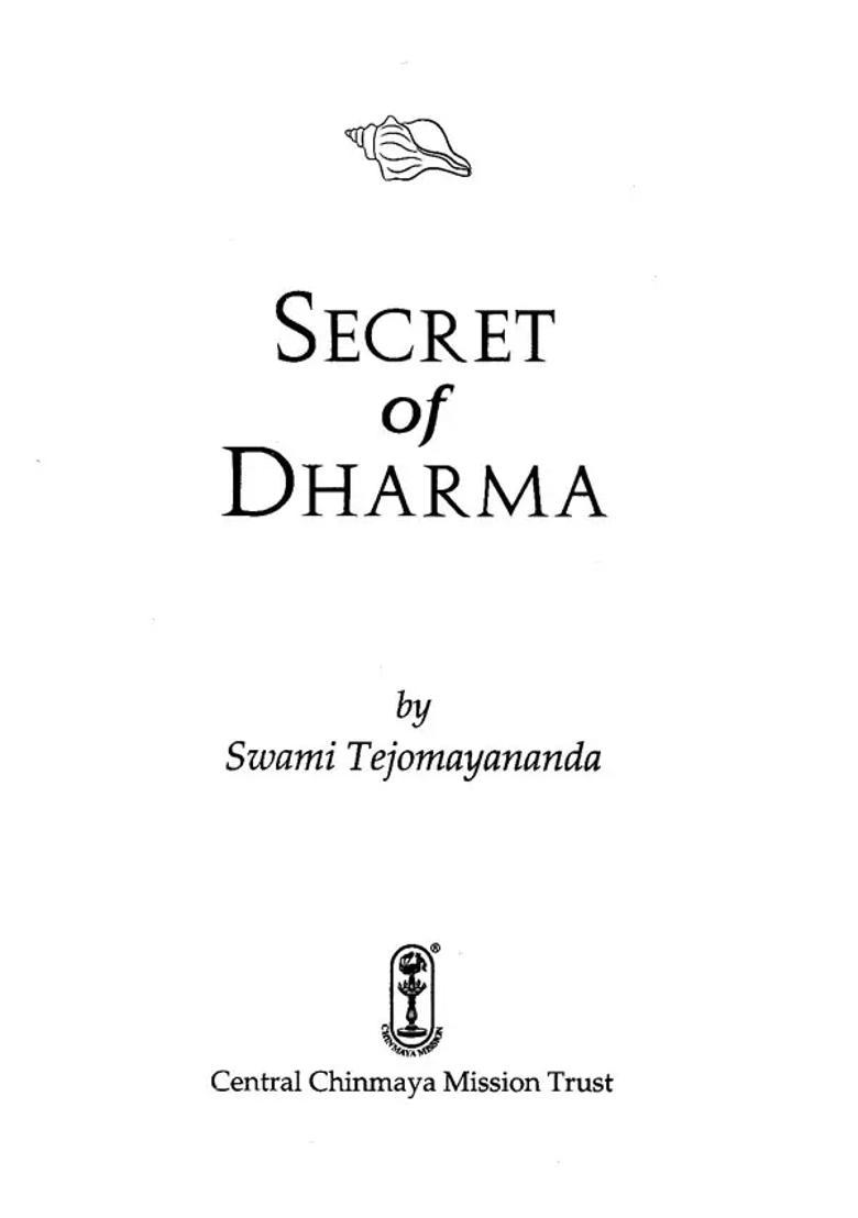 Secret Of Dharma - Indya