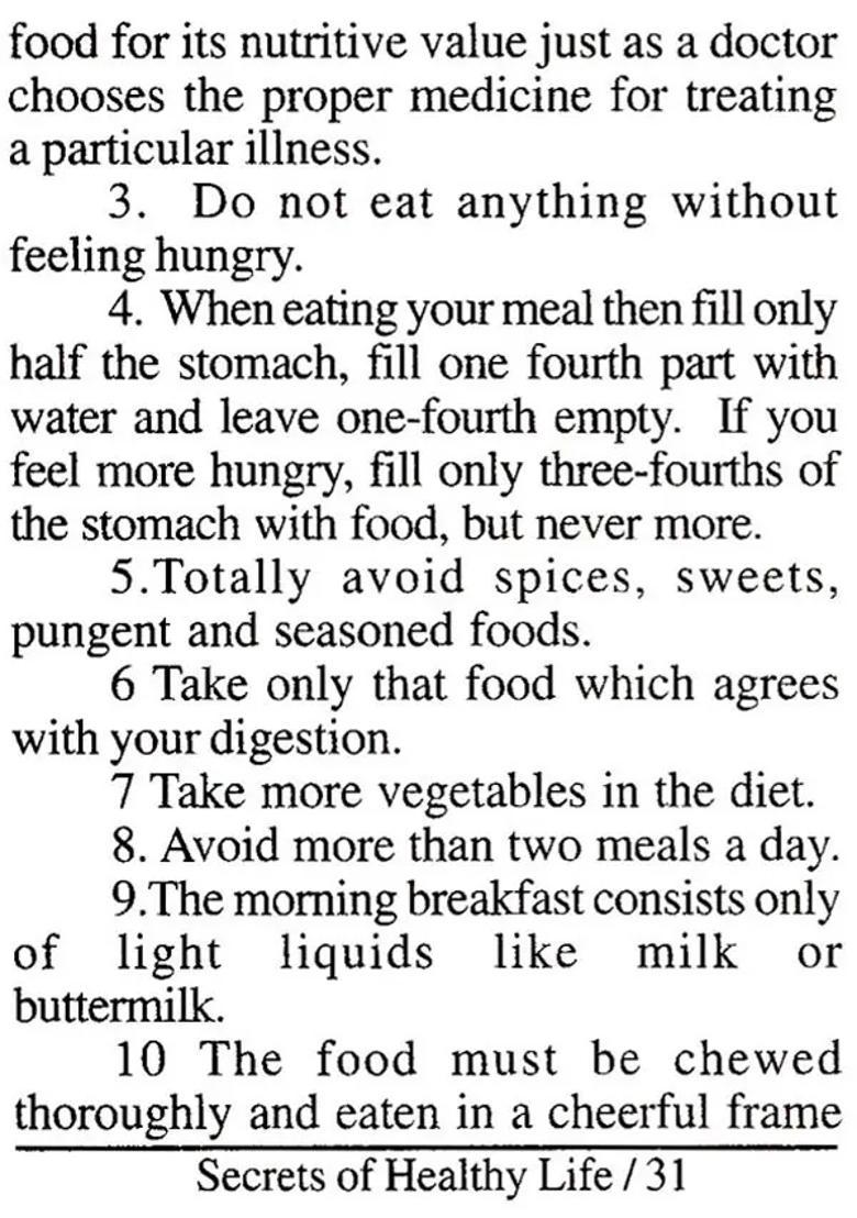 Secretes Of Healthy Life - Indya