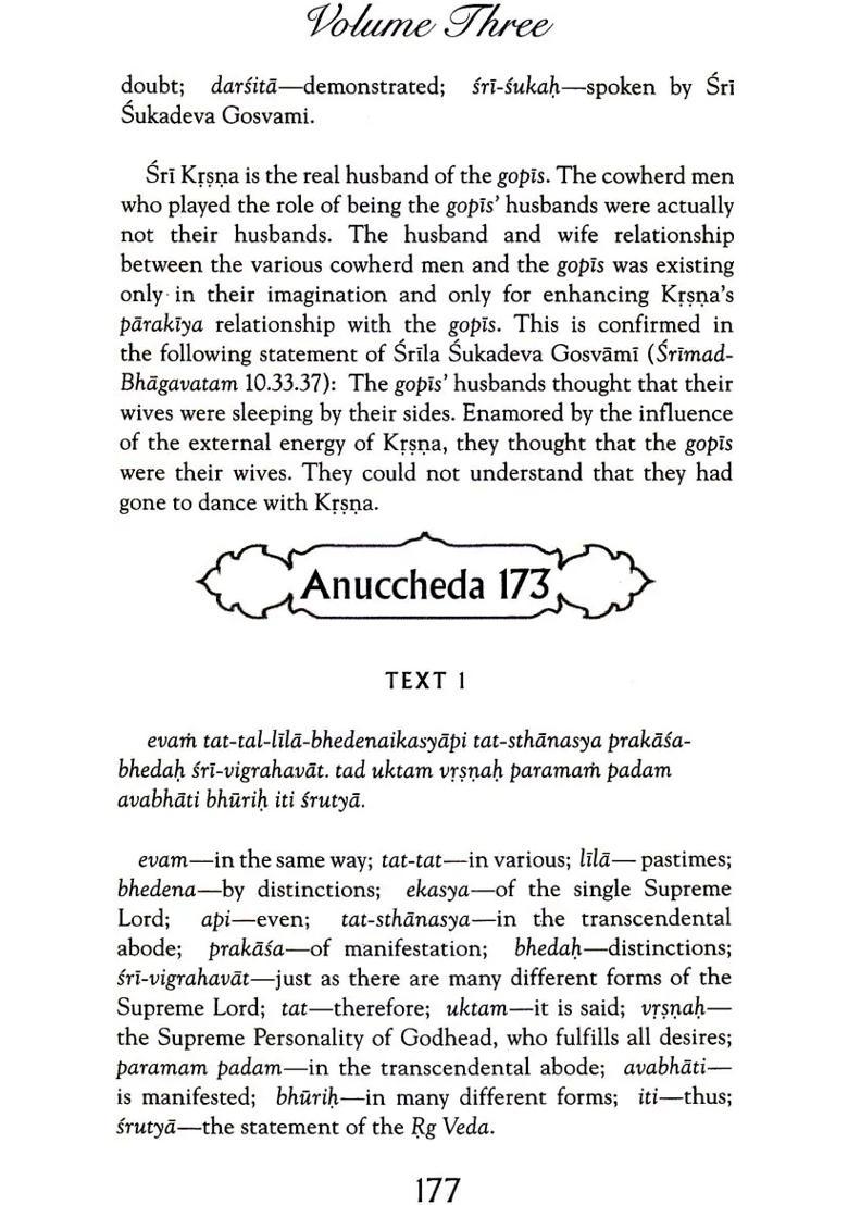 Sri Krsna Sandarbha Set Of 3 Volumes - Indya