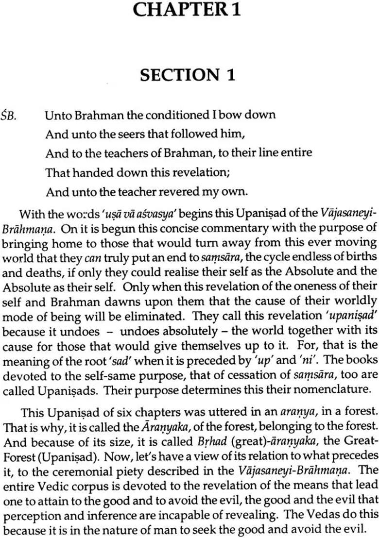 The Brhadaranyaka Upanisad With The Bhashya Of Sankaracarya The Word Speaks To The Faustian Man - Vol-5 In 2 Parts With Detailed Comments On The Commentary - Indya