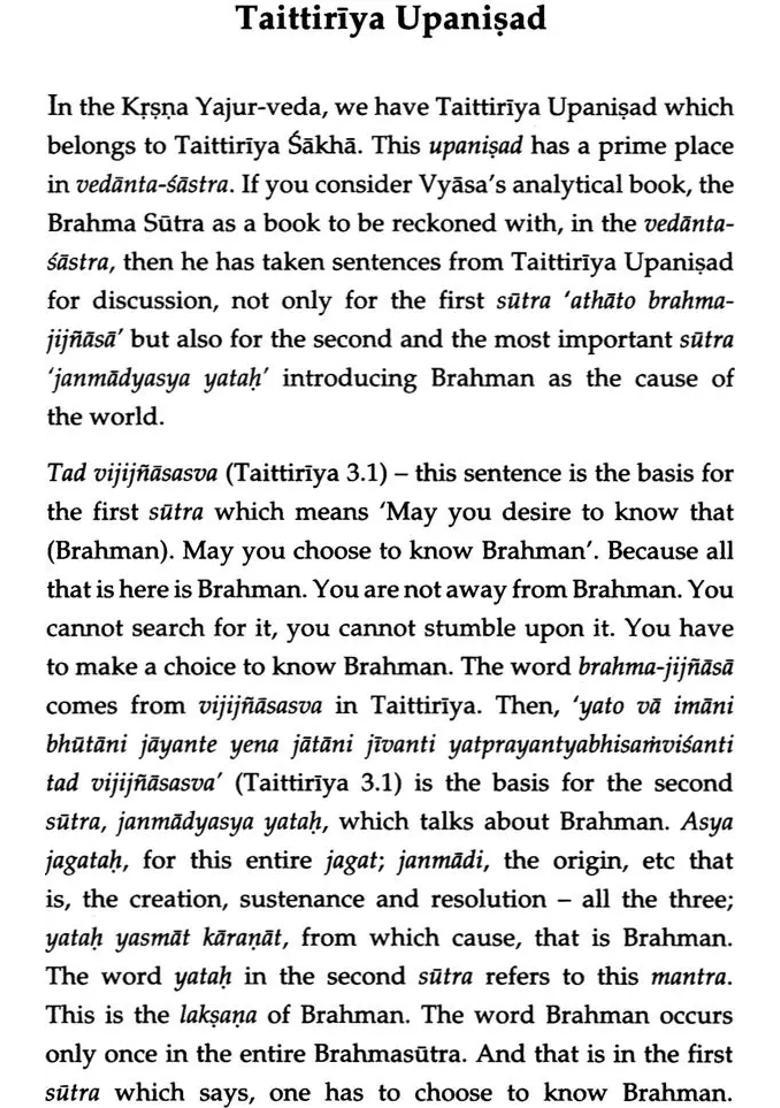 Taittiriya Upanisad Set Of 2 Volumes - Indya