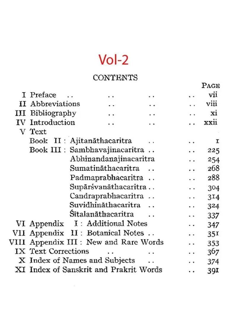 Trisastisalakapurusacaritra Set Of 3 Volumes - Indya