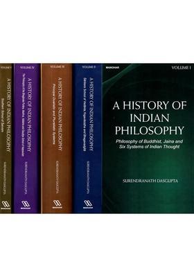 A History Of Indian Philosophy - Set Of 5 Volumes