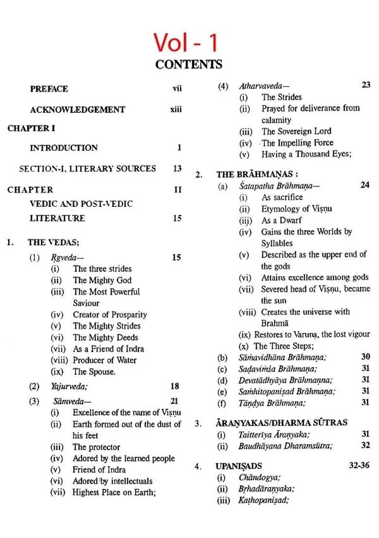 Srivisnu-Caritam In Indian Art And Literature Set Of 2 Volumes - Indya