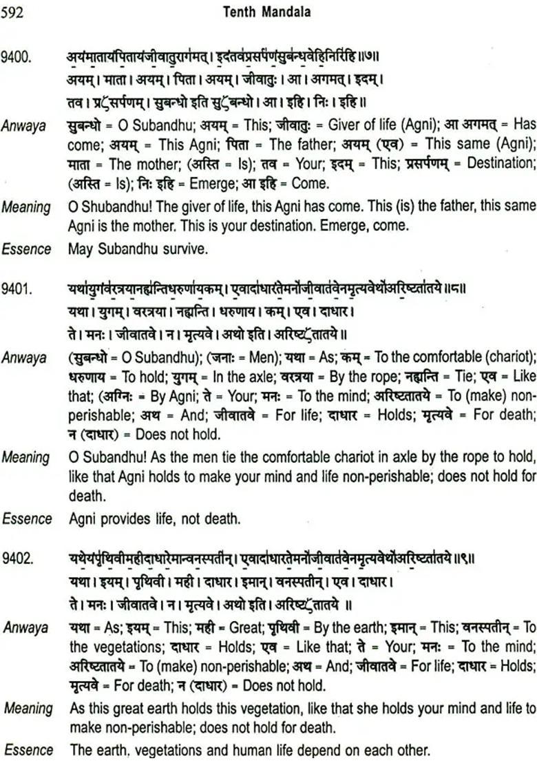 Modern English Translation Of The Rig Veda Samhitaa Volume Iv - Indya