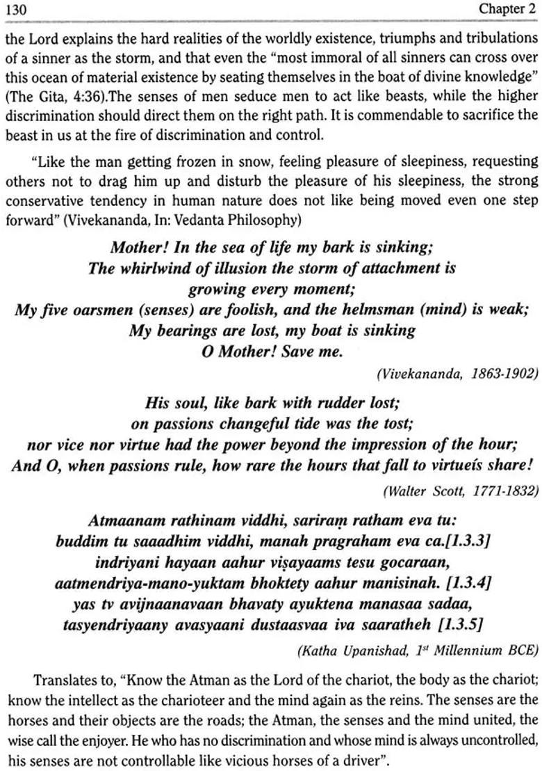Selfless Action - Compilation And Critical Analysis Of The Practical Philosophy Of Karma Yoga Set Of 2 Volumes - Indya