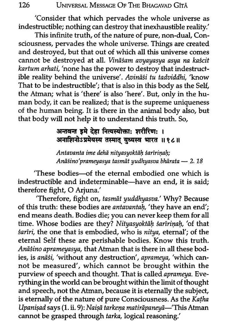 Universal Message Of The Bhagavad Gita A Commentary In The Light Of Modern Thought And Modern Needs 3 Volumes - Indya