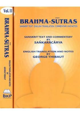 Brahma-Sutras- Sanskrit Text English Translation Commentary And Notes Set Of 2 Volumes