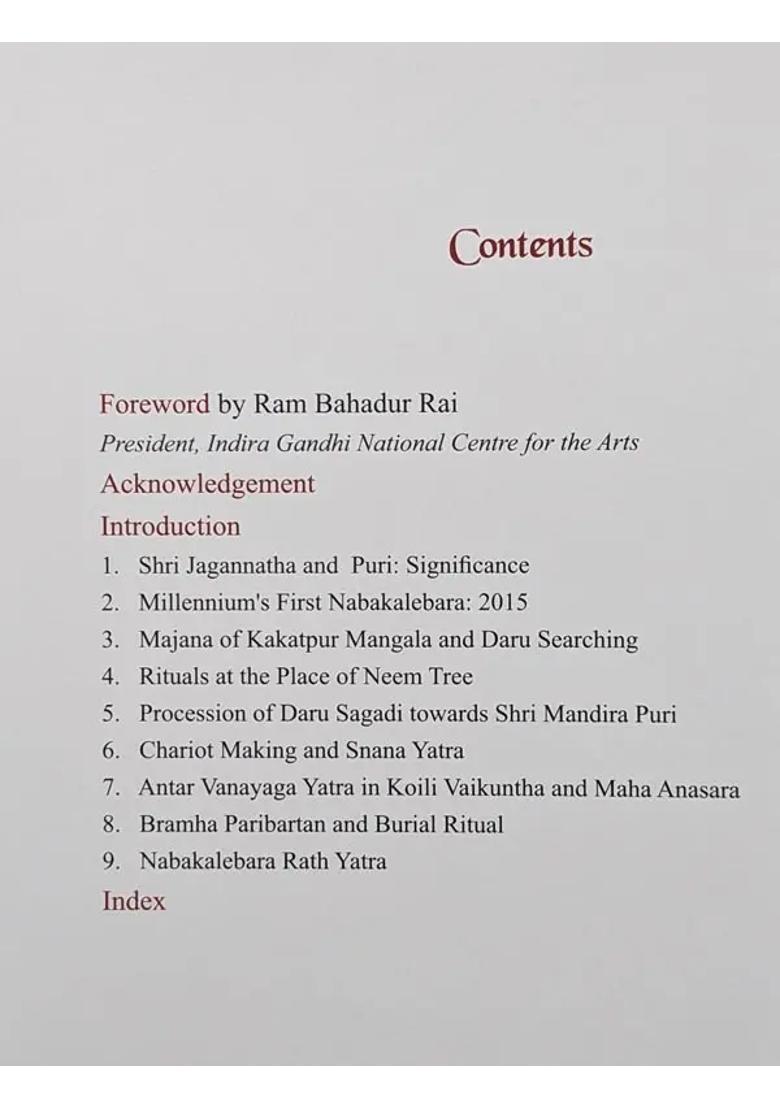 Nabakalebara Of Lord Jagannatha - Indya