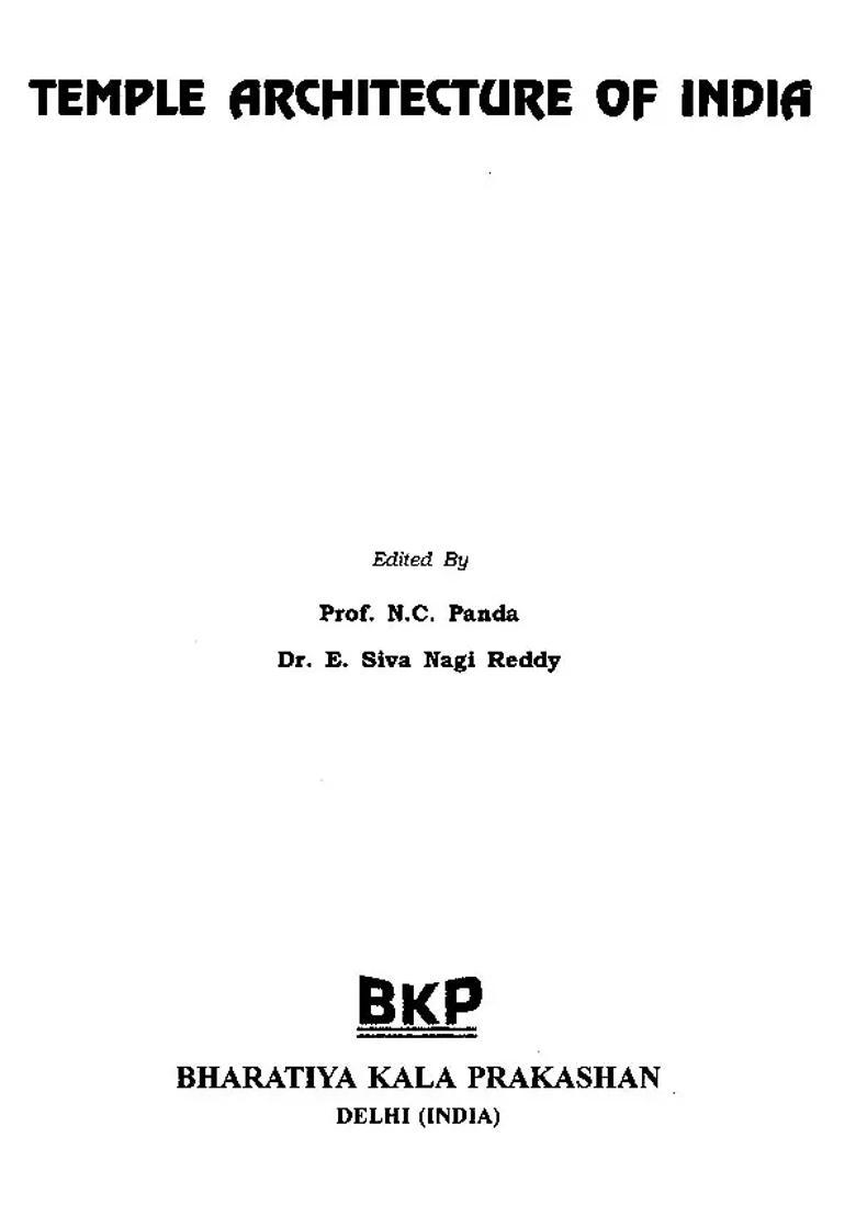 Temple Architecture Of India - Indya