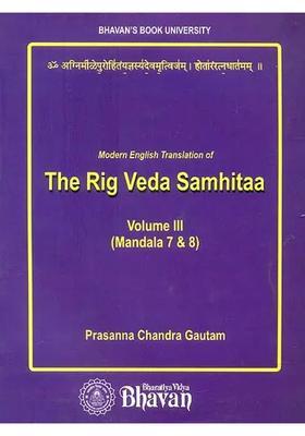 Modern English Translation Of The Rig Veda Samhitaa Volume Iii