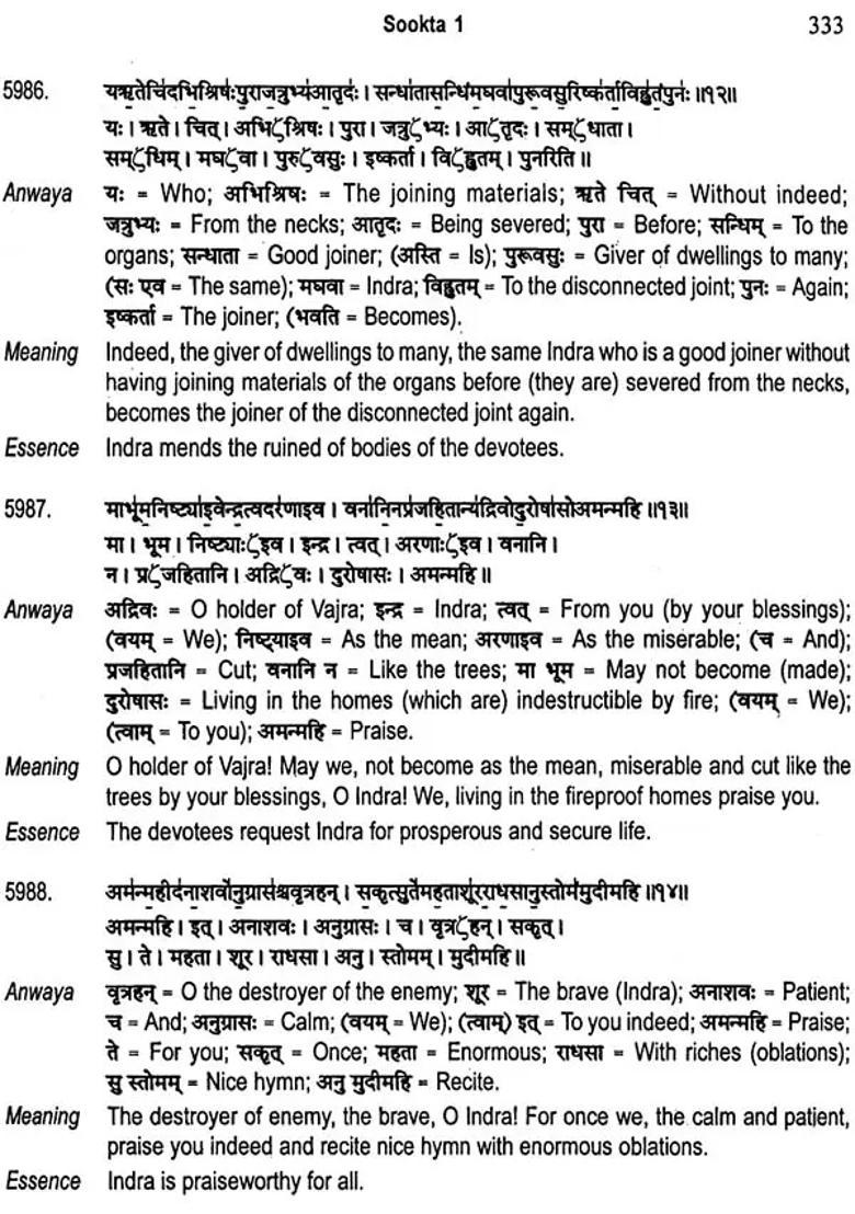 Modern English Translation Of The Rig Veda Samhitaa Volume Iii - Indya