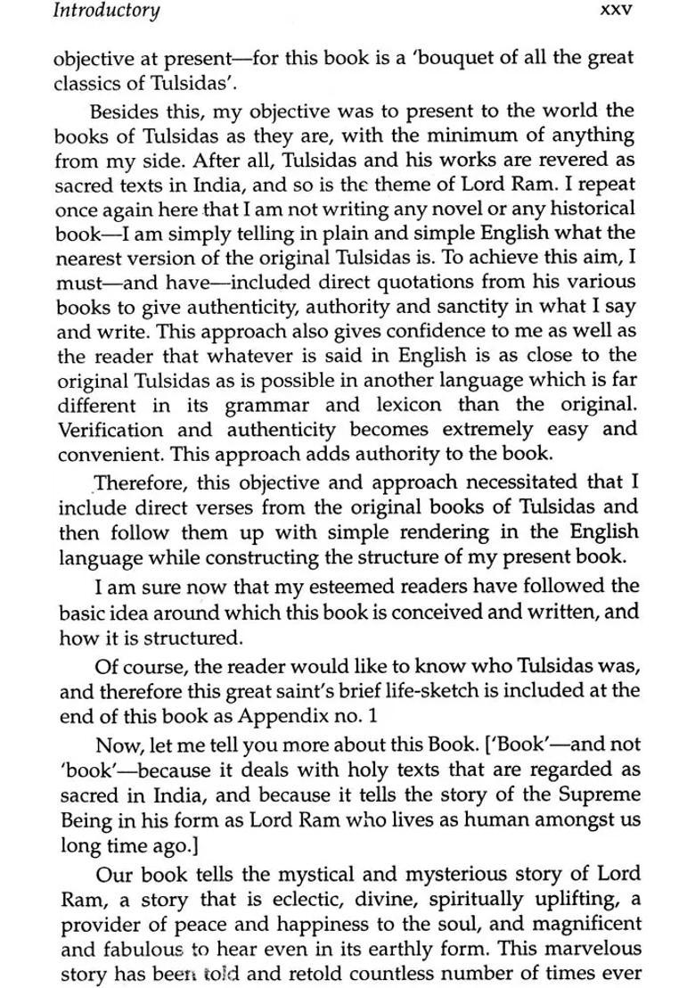 A Divine Biography Of Lord Ram And Glory Of Lord