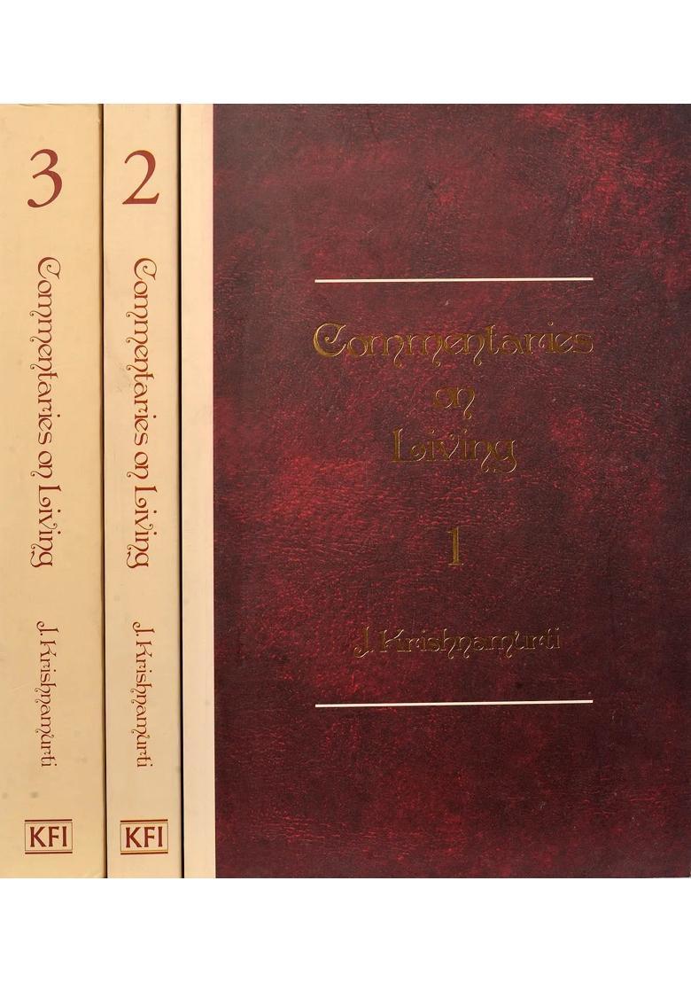 Commentaries On Living Set Of 3 Volumes - Indya