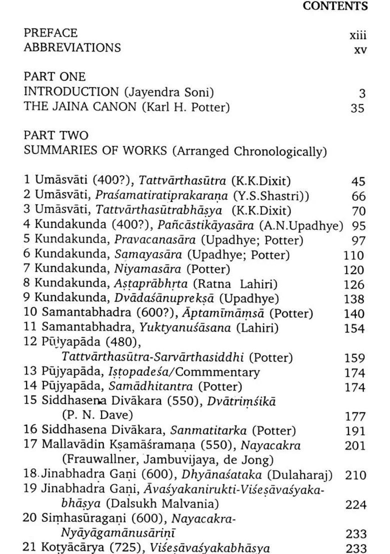 Encyclopedia Of Indian Philosophies Volume X Jain Philosophy Part I - Indya
