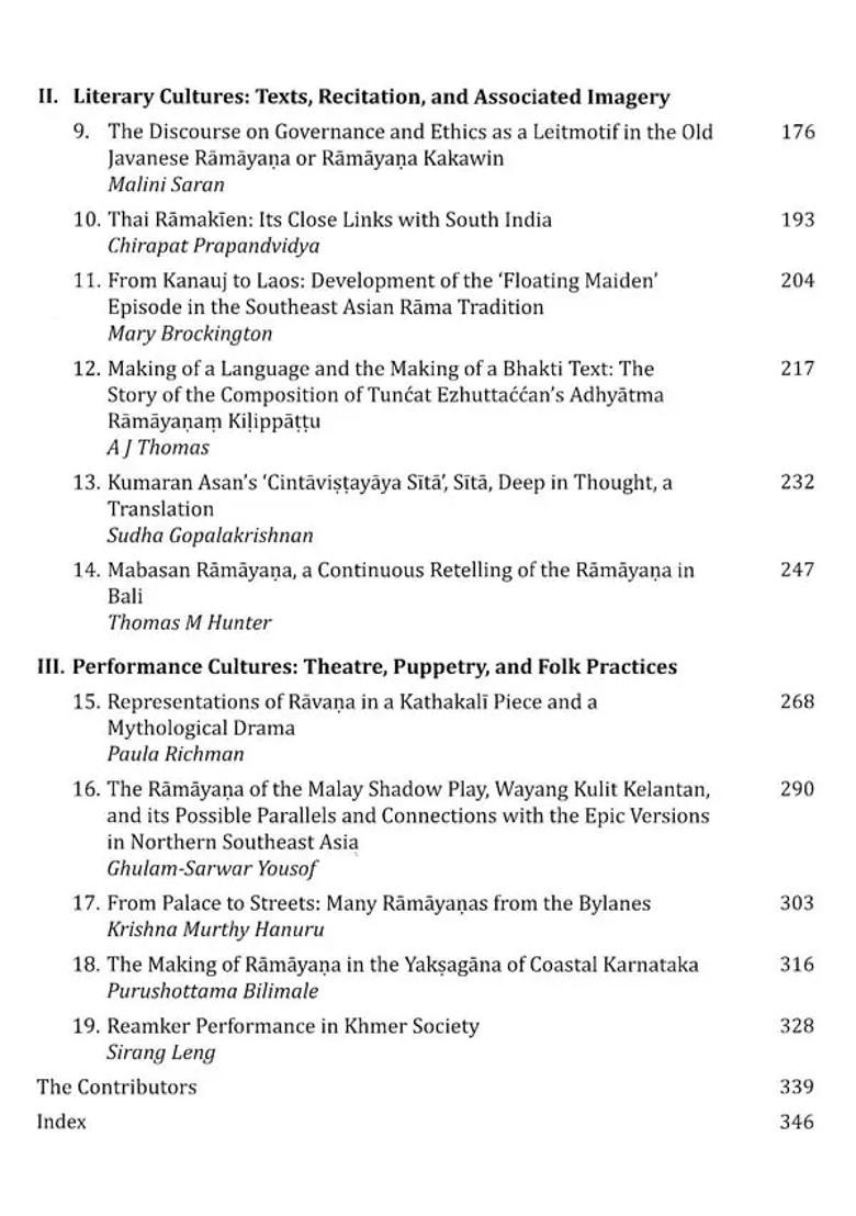 The Multivalence Of An Epic-Retelling The Ramayana In South India And Southeast Asia - Indya