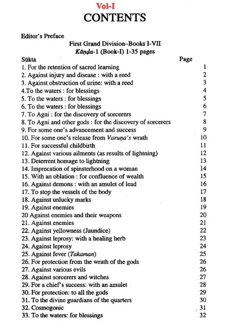 Atharva Veda Samhita Set Of 2 Volumes - Indya