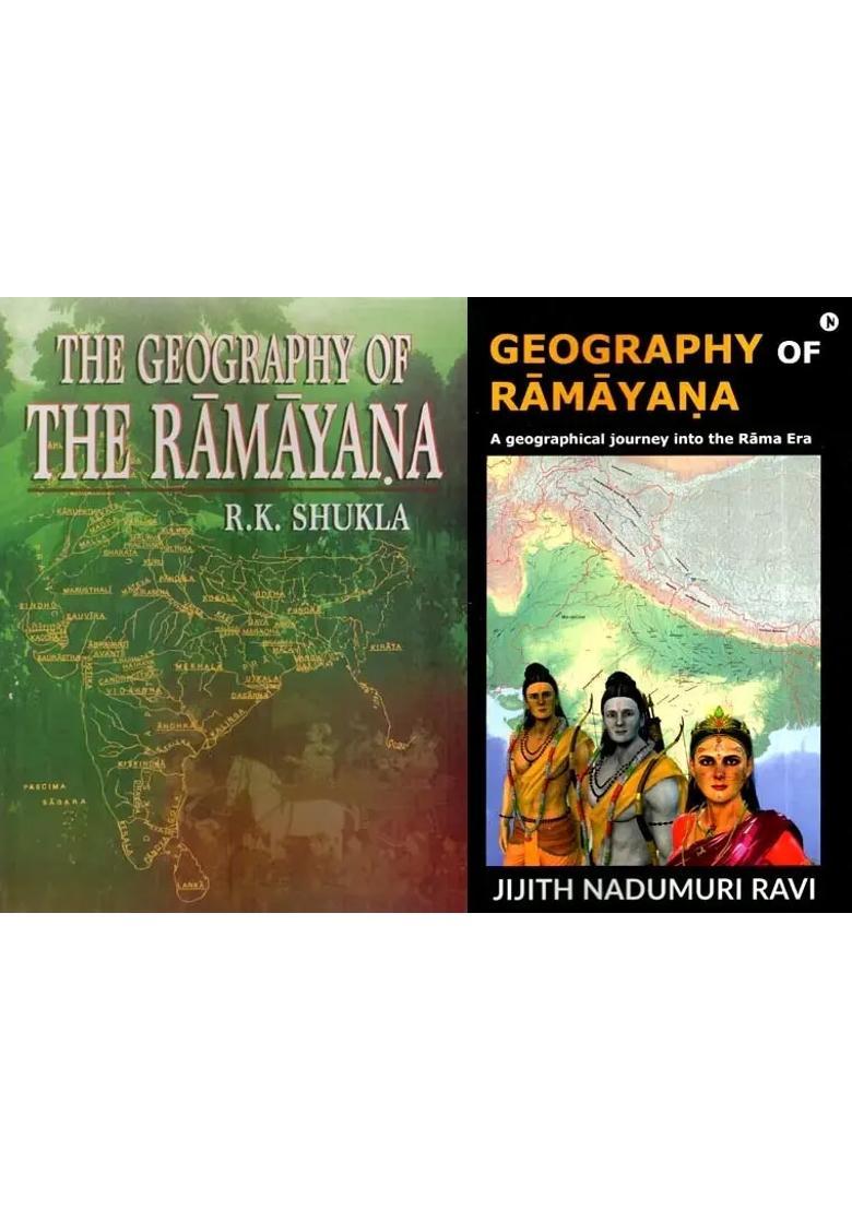 Geography Of The Ramayana Set Of 2 Books - Indya